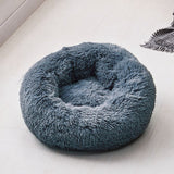 Round Plush House for Cat Dogs