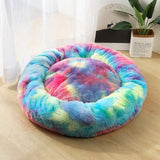 Round Plush House for Cat Dogs