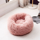 Round Plush House for Cat Dogs