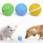 Waterproof Dog Toy Magic Roller Ball - Rechargeablle Pet Ball with  LED light