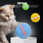 Waterproof Dog Toy Magic Roller Ball - Rechargeablle Pet Ball with  LED light