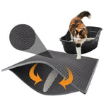 Portable Double Layer Pets Cats Litter Mat