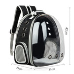 Petshy Pet Cat Backpack Small Dog Carrying Cage Outdoor Travel Comfortable Breathable Puppy Kitten Extensible Carrier Backbag