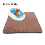 Portable Double Layer Pets Cats Litter Mat