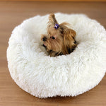 Round Plush House for Cat Dogs 