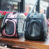 Transparent Cat Carrier Hand Bag With Sling